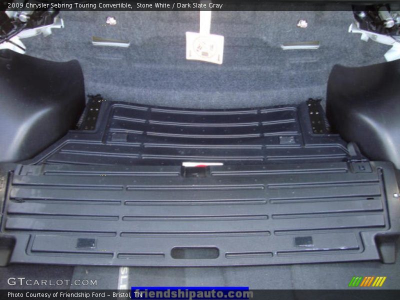 Stone White / Dark Slate Gray 2009 Chrysler Sebring Touring Convertible