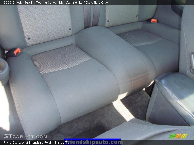 Stone White / Dark Slate Gray 2009 Chrysler Sebring Touring Convertible
