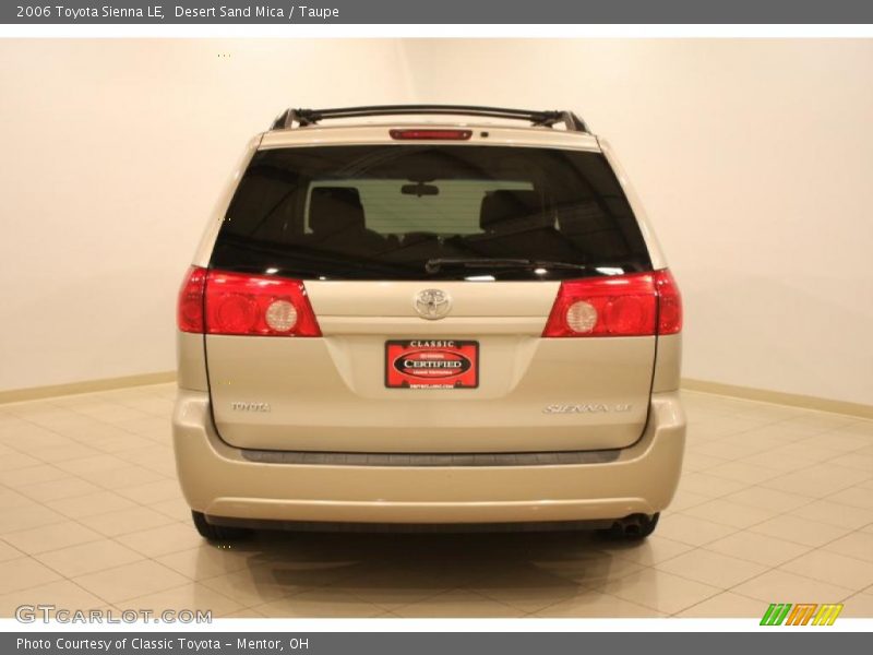 Desert Sand Mica / Taupe 2006 Toyota Sienna LE