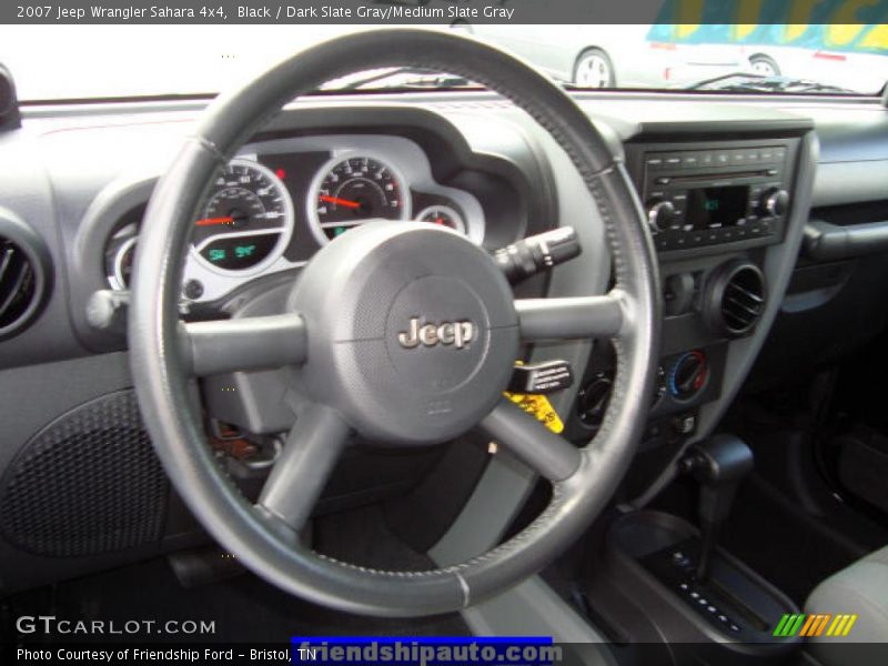 Black / Dark Slate Gray/Medium Slate Gray 2007 Jeep Wrangler Sahara 4x4