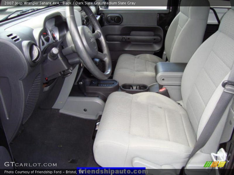 Black / Dark Slate Gray/Medium Slate Gray 2007 Jeep Wrangler Sahara 4x4