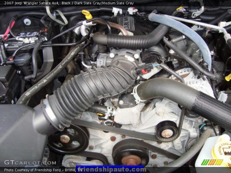 Black / Dark Slate Gray/Medium Slate Gray 2007 Jeep Wrangler Sahara 4x4
