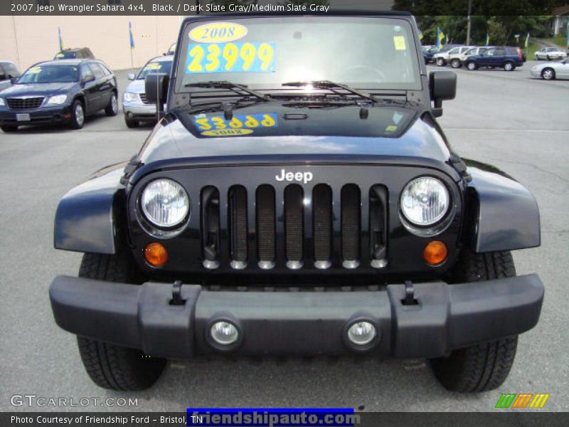 Black / Dark Slate Gray/Medium Slate Gray 2007 Jeep Wrangler Sahara 4x4