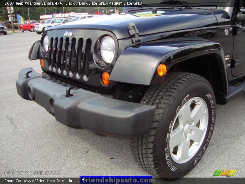 Black / Dark Slate Gray/Medium Slate Gray 2007 Jeep Wrangler Sahara 4x4
