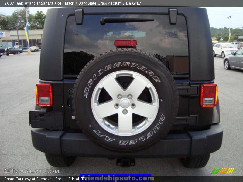 Black / Dark Slate Gray/Medium Slate Gray 2007 Jeep Wrangler Sahara 4x4