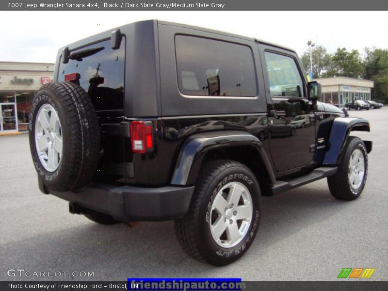 Black / Dark Slate Gray/Medium Slate Gray 2007 Jeep Wrangler Sahara 4x4