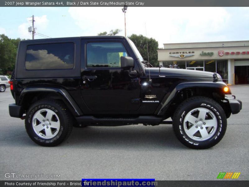 Black / Dark Slate Gray/Medium Slate Gray 2007 Jeep Wrangler Sahara 4x4