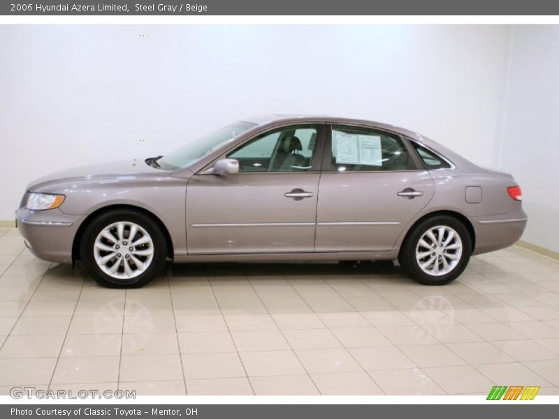 Steel Gray / Beige 2006 Hyundai Azera Limited
