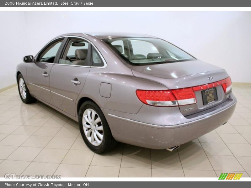 Steel Gray / Beige 2006 Hyundai Azera Limited