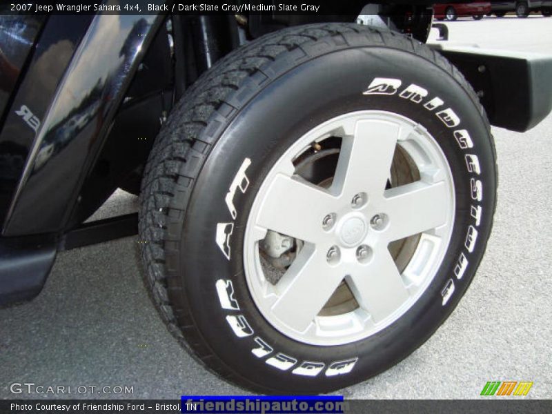 Black / Dark Slate Gray/Medium Slate Gray 2007 Jeep Wrangler Sahara 4x4