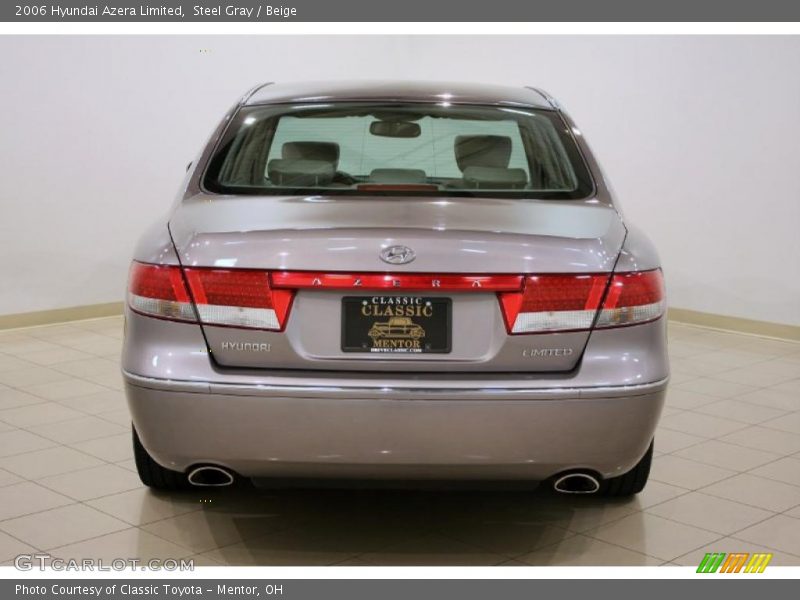 Steel Gray / Beige 2006 Hyundai Azera Limited