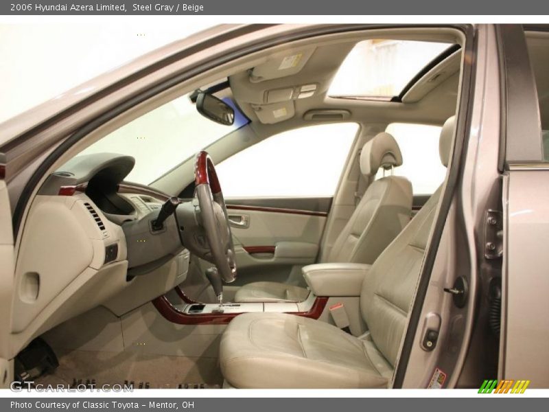 Steel Gray / Beige 2006 Hyundai Azera Limited