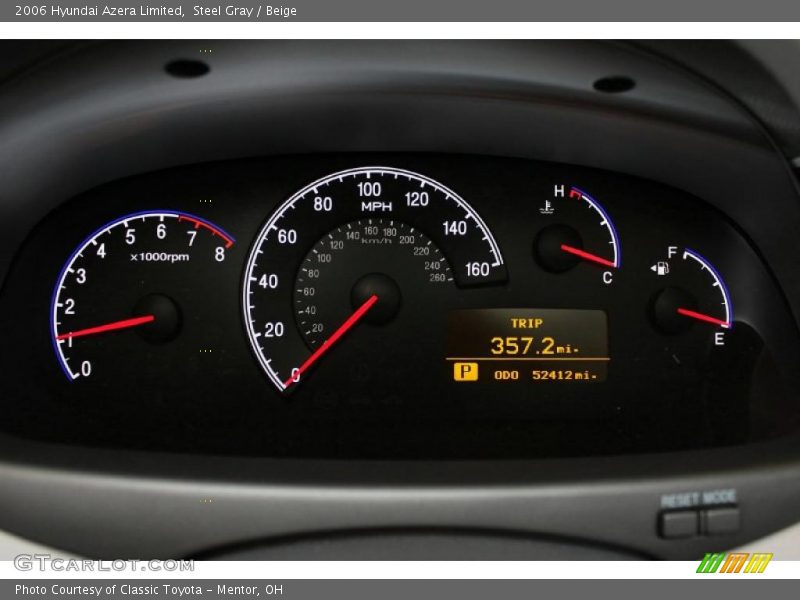 Steel Gray / Beige 2006 Hyundai Azera Limited