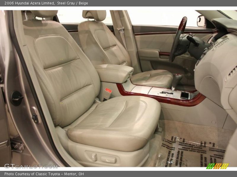 Steel Gray / Beige 2006 Hyundai Azera Limited