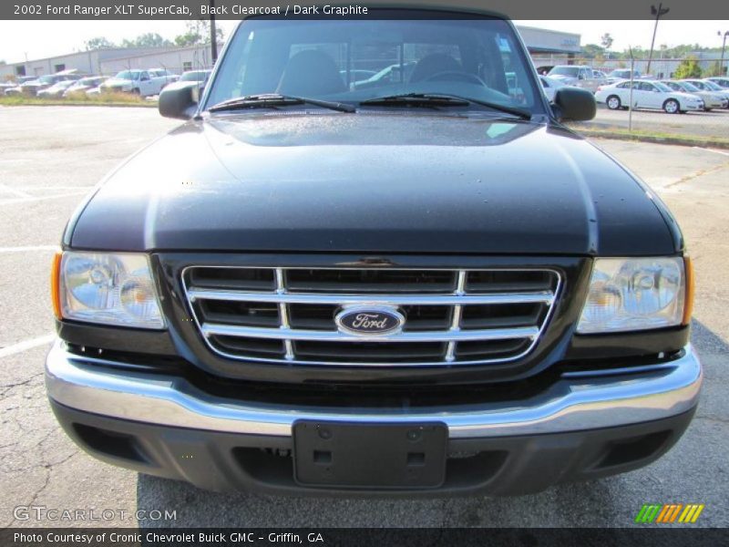 Black Clearcoat / Dark Graphite 2002 Ford Ranger XLT SuperCab