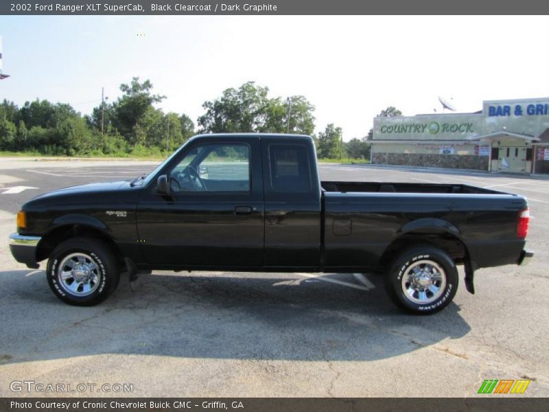 Black Clearcoat / Dark Graphite 2002 Ford Ranger XLT SuperCab