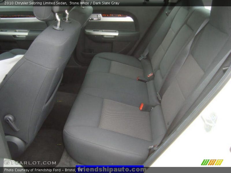 Stone White / Dark Slate Gray 2010 Chrysler Sebring Limited Sedan