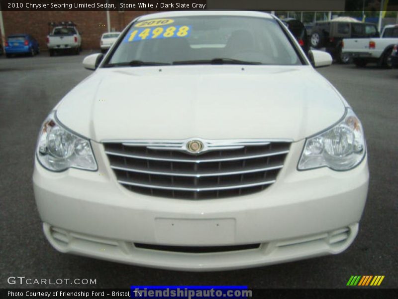 Stone White / Dark Slate Gray 2010 Chrysler Sebring Limited Sedan