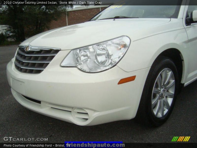 Stone White / Dark Slate Gray 2010 Chrysler Sebring Limited Sedan