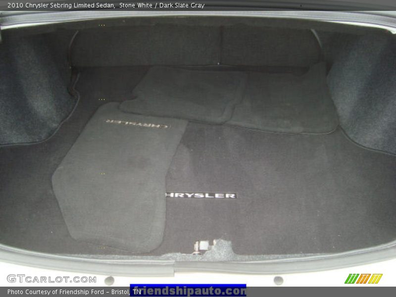 Stone White / Dark Slate Gray 2010 Chrysler Sebring Limited Sedan