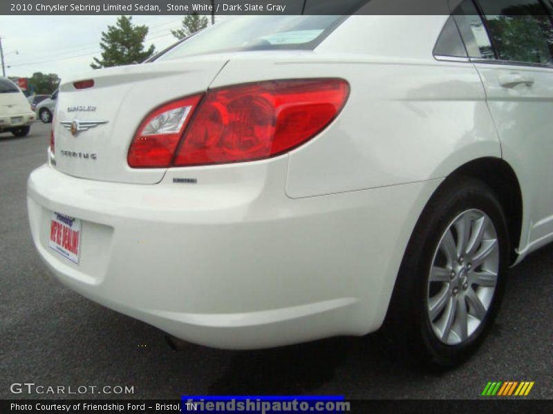 Stone White / Dark Slate Gray 2010 Chrysler Sebring Limited Sedan