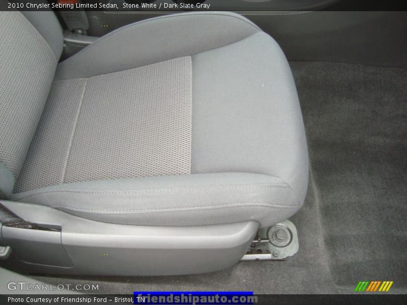 Stone White / Dark Slate Gray 2010 Chrysler Sebring Limited Sedan