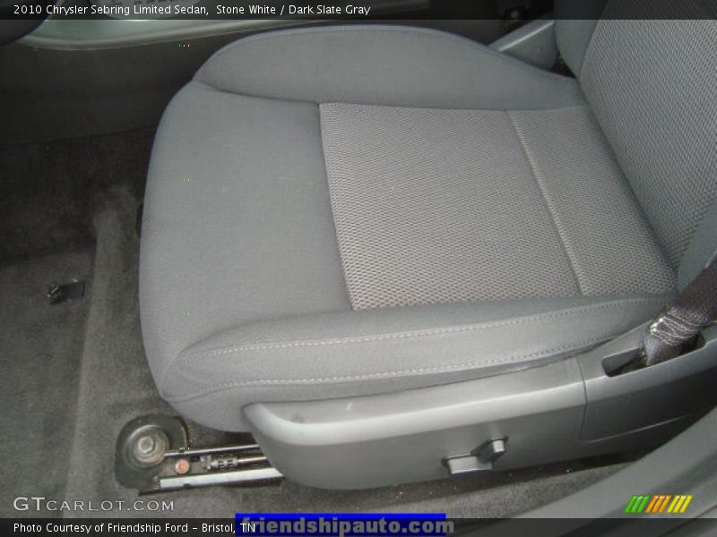Stone White / Dark Slate Gray 2010 Chrysler Sebring Limited Sedan
