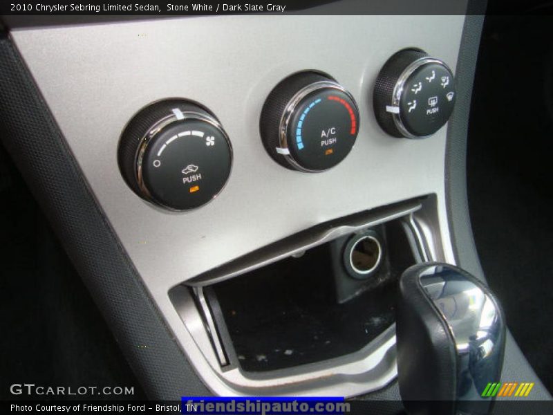 Stone White / Dark Slate Gray 2010 Chrysler Sebring Limited Sedan