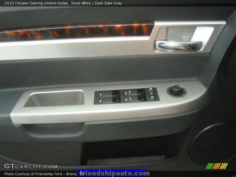Stone White / Dark Slate Gray 2010 Chrysler Sebring Limited Sedan