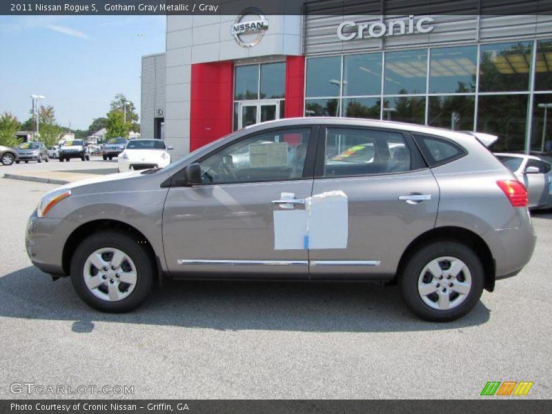 Gotham Gray Metallic / Gray 2011 Nissan Rogue S