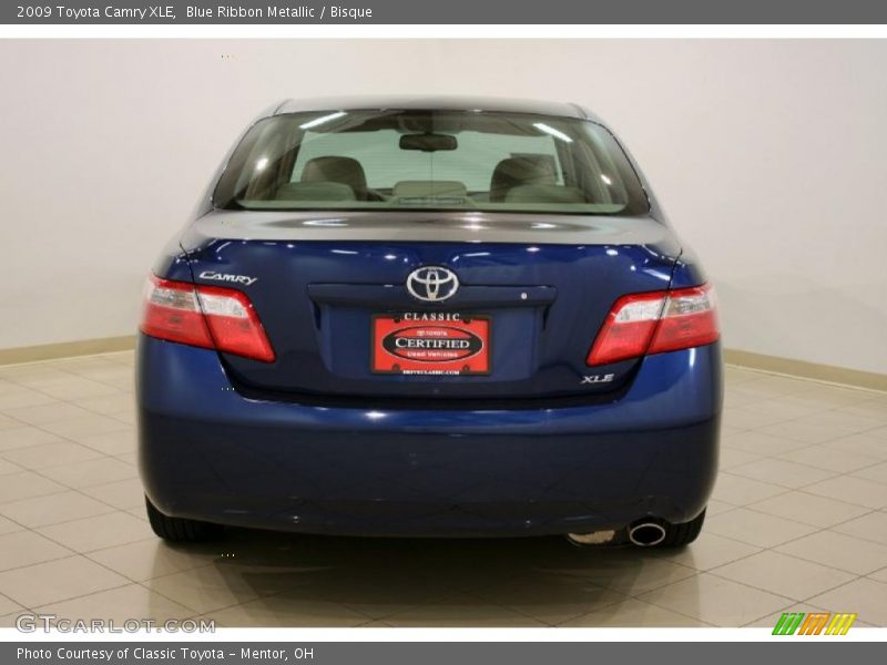 Blue Ribbon Metallic / Bisque 2009 Toyota Camry XLE