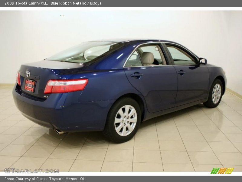 Blue Ribbon Metallic / Bisque 2009 Toyota Camry XLE