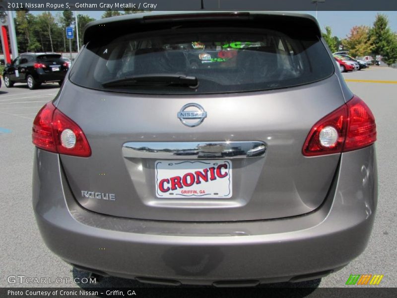 Gotham Gray Metallic / Gray 2011 Nissan Rogue S