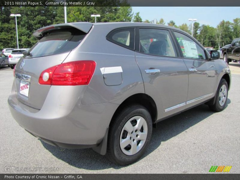 Gotham Gray Metallic / Gray 2011 Nissan Rogue S