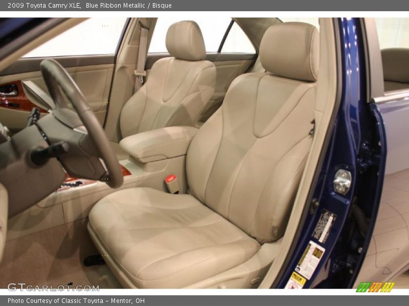 Blue Ribbon Metallic / Bisque 2009 Toyota Camry XLE