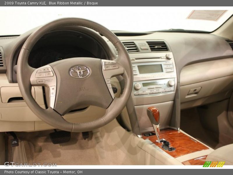 Blue Ribbon Metallic / Bisque 2009 Toyota Camry XLE