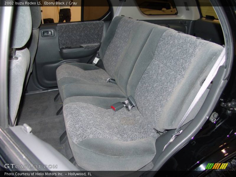 Ebony Black / Gray 2002 Isuzu Rodeo LS