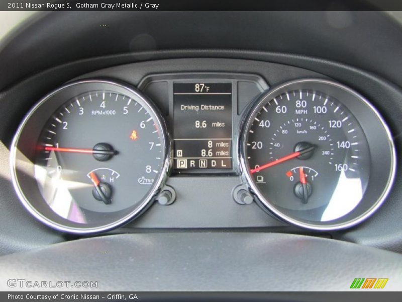Gotham Gray Metallic / Gray 2011 Nissan Rogue S