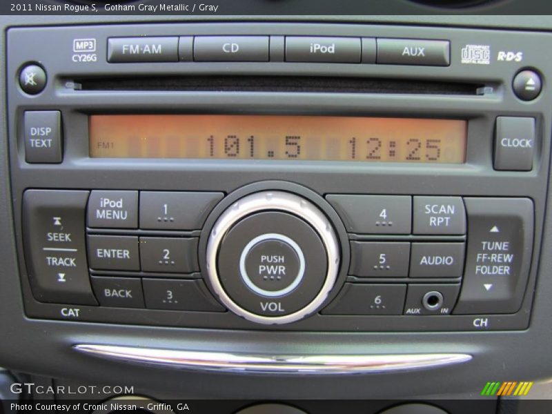 Gotham Gray Metallic / Gray 2011 Nissan Rogue S
