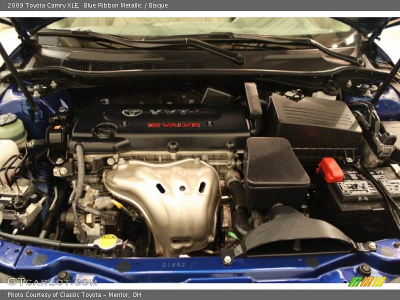 Blue Ribbon Metallic / Bisque 2009 Toyota Camry XLE