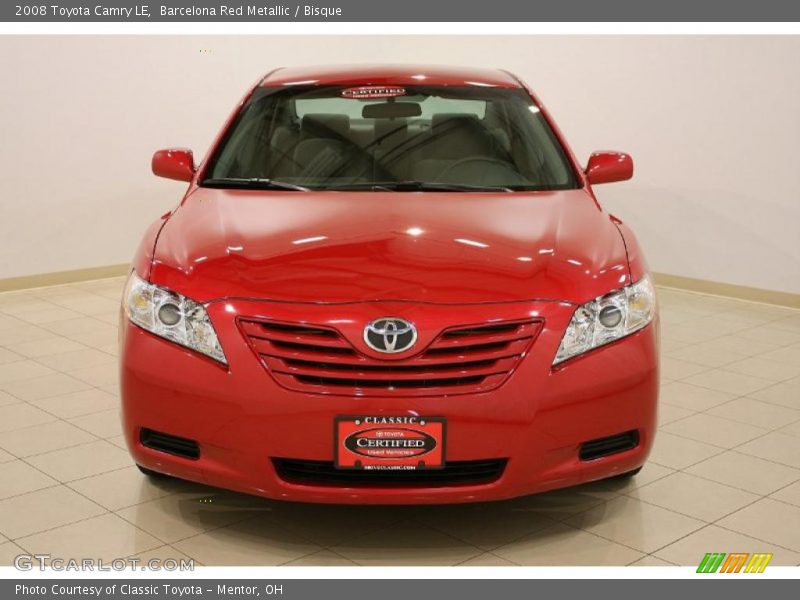 Barcelona Red Metallic / Bisque 2008 Toyota Camry LE