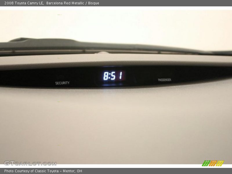 Barcelona Red Metallic / Bisque 2008 Toyota Camry LE