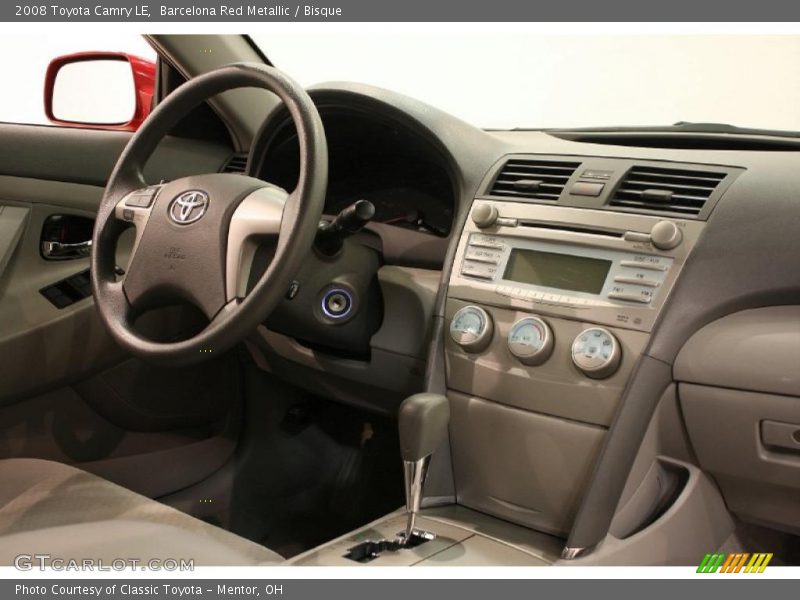Barcelona Red Metallic / Bisque 2008 Toyota Camry LE