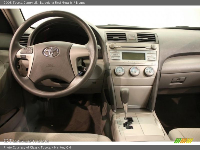 Barcelona Red Metallic / Bisque 2008 Toyota Camry LE