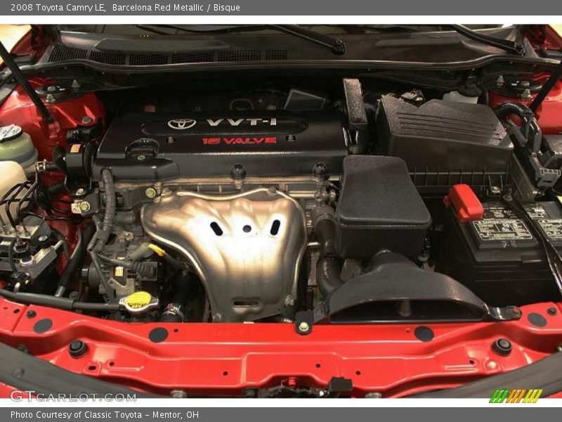 Barcelona Red Metallic / Bisque 2008 Toyota Camry LE