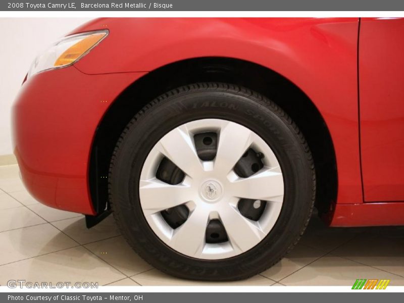 Barcelona Red Metallic / Bisque 2008 Toyota Camry LE