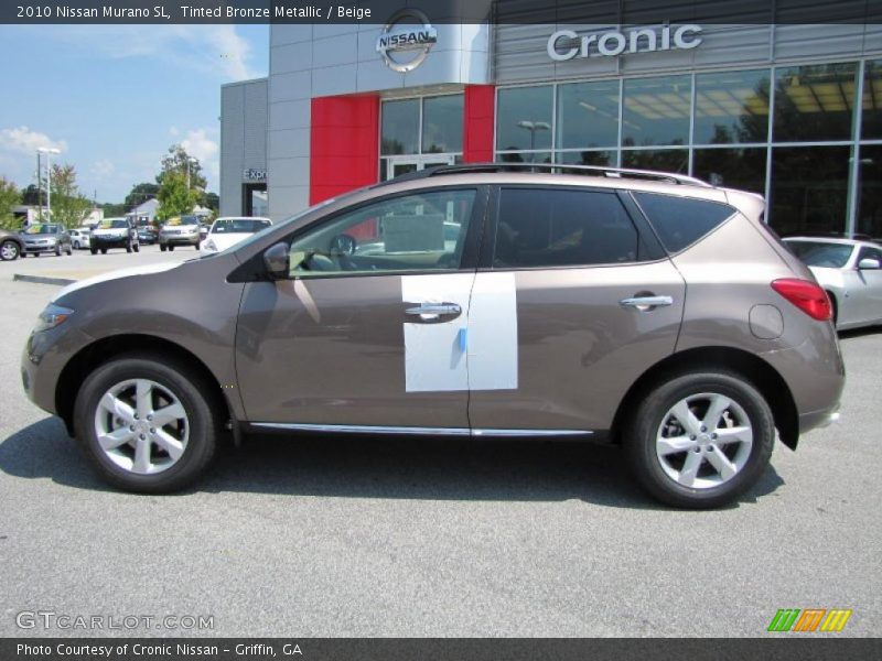 Tinted Bronze Metallic / Beige 2010 Nissan Murano SL