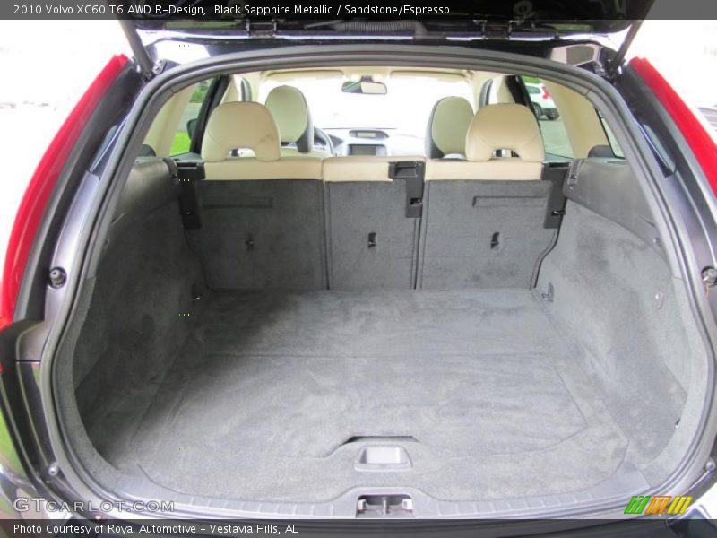 Black Sapphire Metallic / Sandstone/Espresso 2010 Volvo XC60 T6 AWD R-Design
