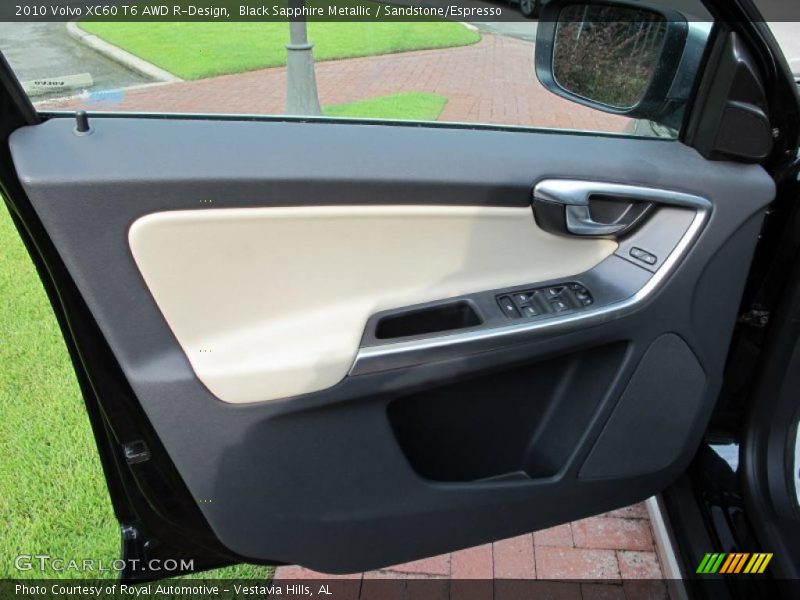 Black Sapphire Metallic / Sandstone/Espresso 2010 Volvo XC60 T6 AWD R-Design