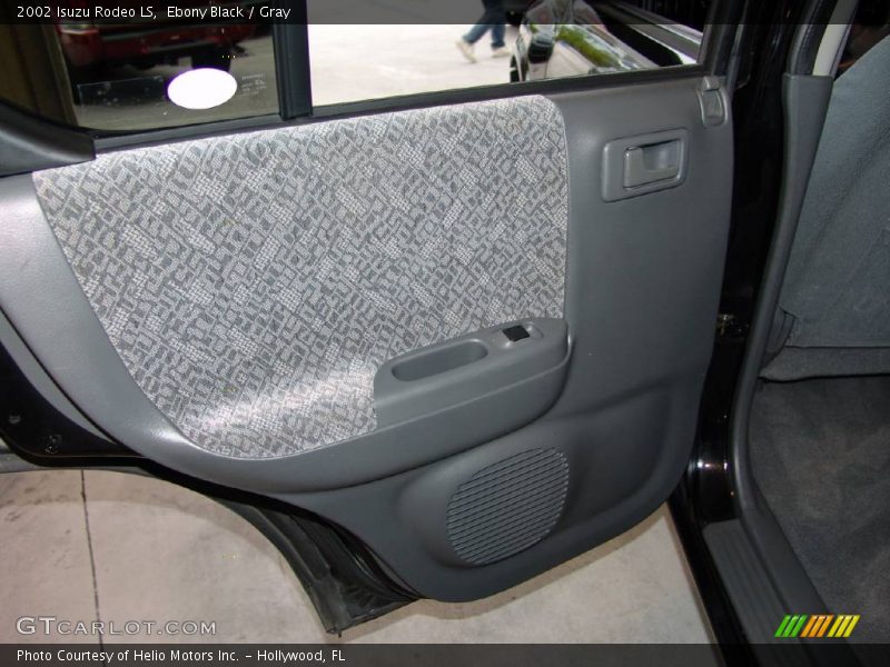 Ebony Black / Gray 2002 Isuzu Rodeo LS